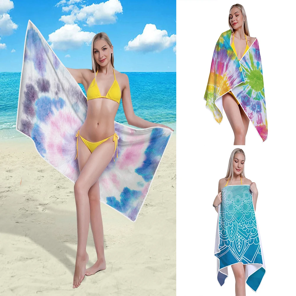 Sports Microfiber Quick Dry Pocket Towel Portable Ultralight Absorbent Large Towel Soft Jogging Gym Beach Swimming Yoga
