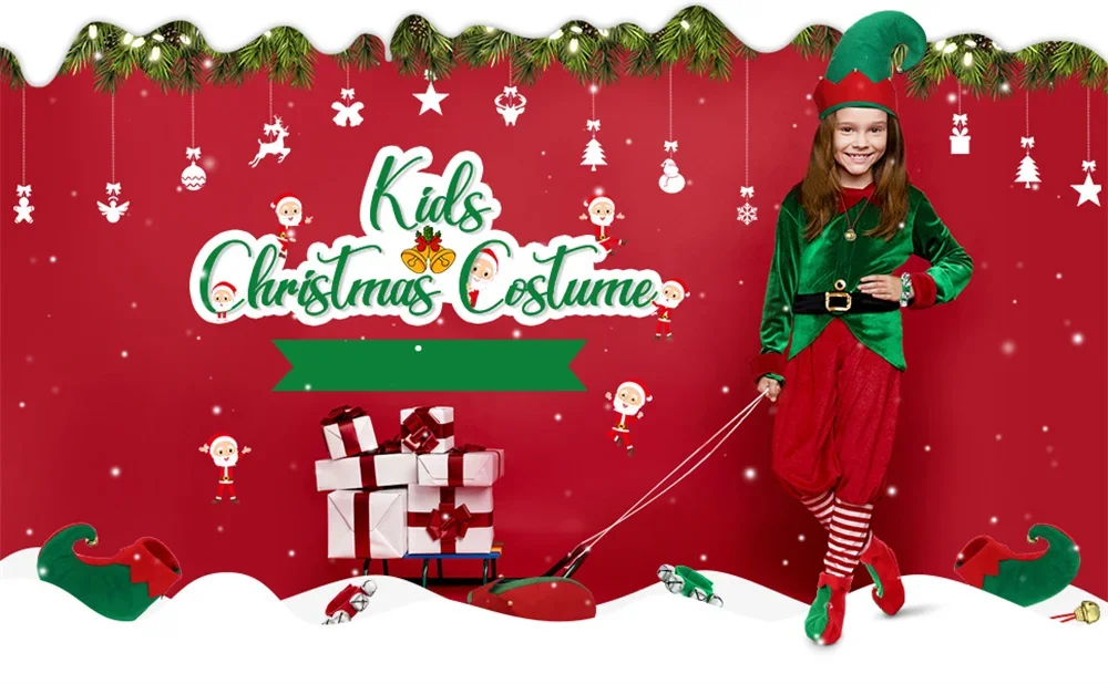 Christmas Hat Red Plush Santa Hats For Adult Kids Winter Christmas Caps Festive Xmas Party New Year Decorations 1PC