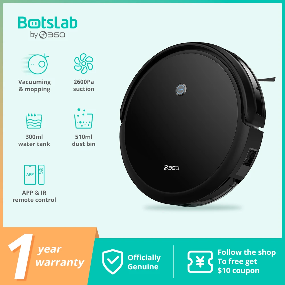 360 Smart Robot Vacuum Cleaner 360 C50 Robot Vacuum Cleaner Smart