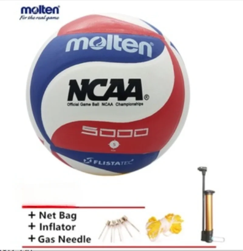 Volleyball Ball Molten Volleyball NCAA5000 Professional Competition Hard Row Wear-resistant No. 5 PU Indoor and Outdoor Training