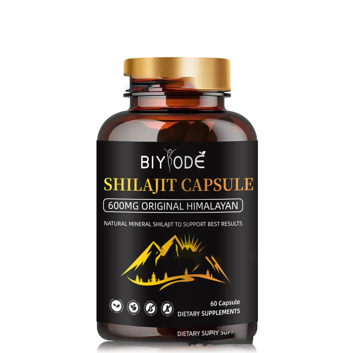 

Himalaya Shilajit Ginseng Capsules Vegan Friendly Dietary Supplement