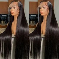 Perruques Lace Front HD en cheveux humains brésiliens, lisses, densité 250, 13x4 13x6, 40 42 pouces, pour femmes 6