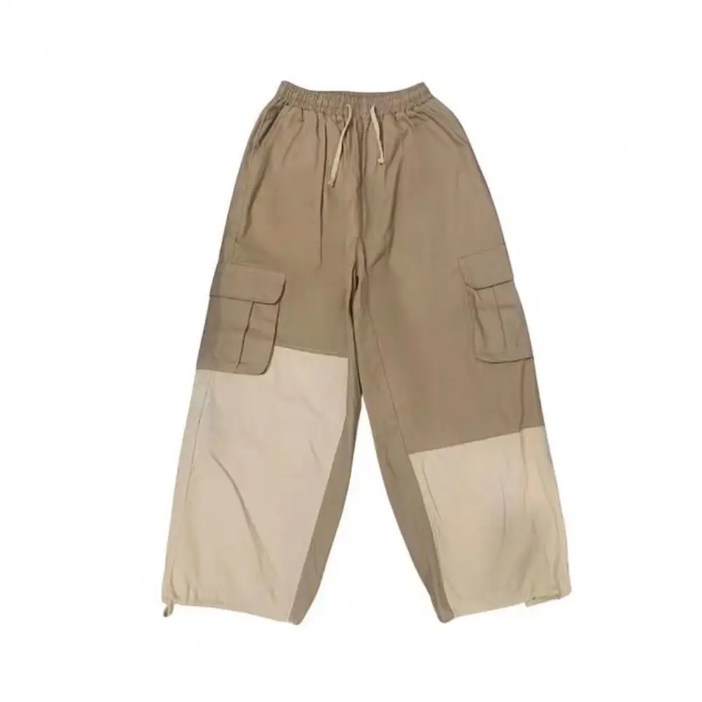 

Trendy Men Pants Casual Men Cargo Pants Ankle-banded Mid Waist Men Summer Trousers Daily Wear