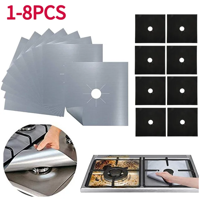 Set de 4 feuilles de protection pour plaques gaz NoStik 