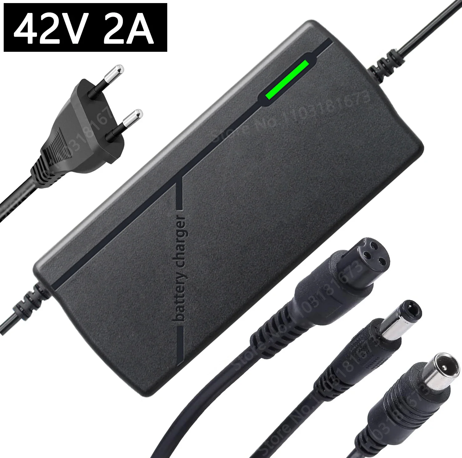 Caricabatterie 42V 2A Universale Per Batteria Al Litio 36 V Ricarica Rapida Intelligente Per Caricabatterie Bici Scooter Elettrico 36 Volt Spina Eu/Us