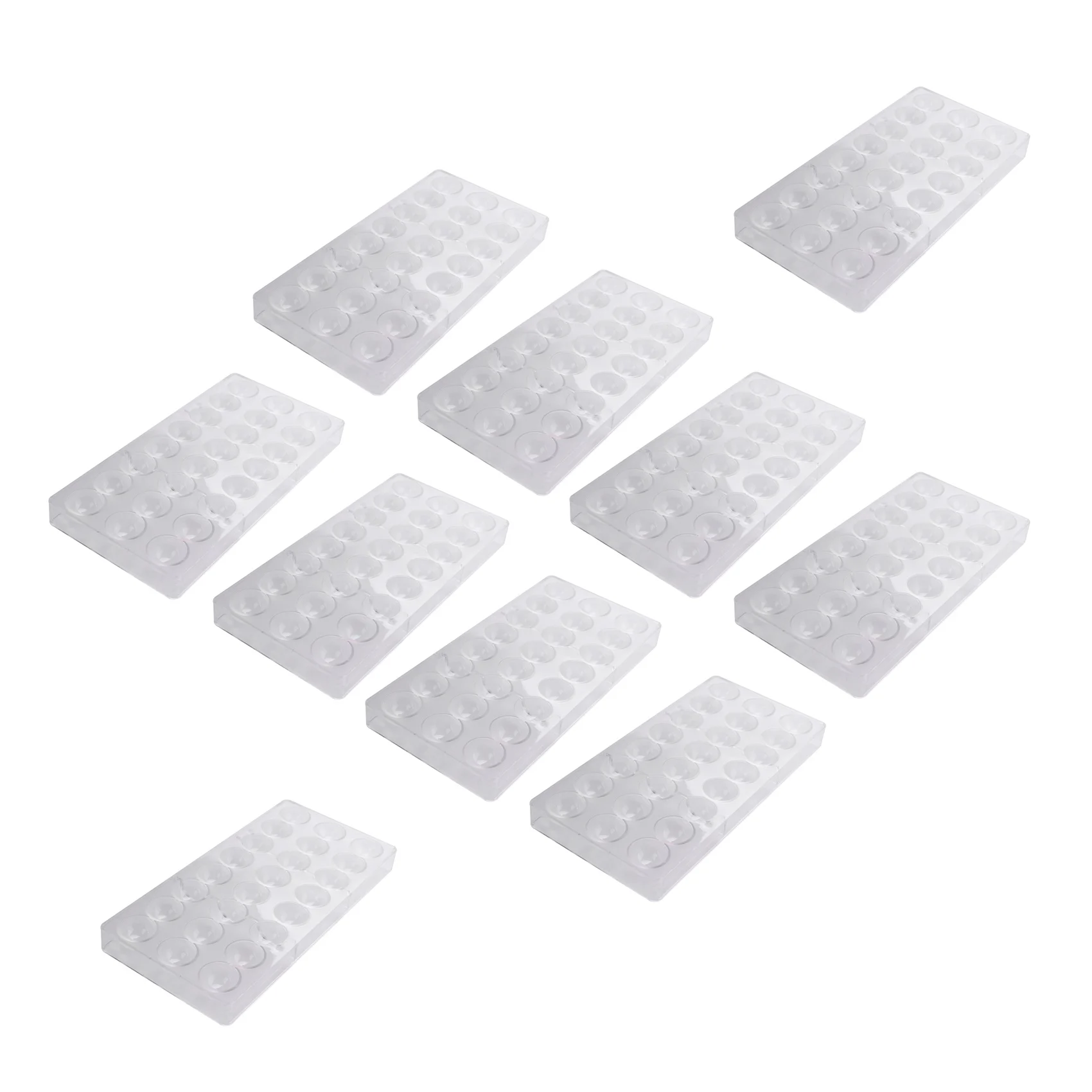 

10X 24 Holes Semi Sphere Chocolate Mould Polycarbonate Chocolate Bar Mold Half Ball Candy Maker Mold Bakeware