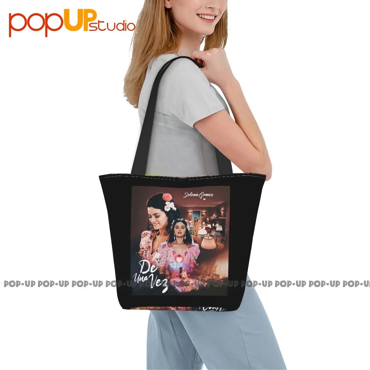 Selena Gomez De Una Vez Retro Handbags Convenient Shopping Bag Crossbody Bag