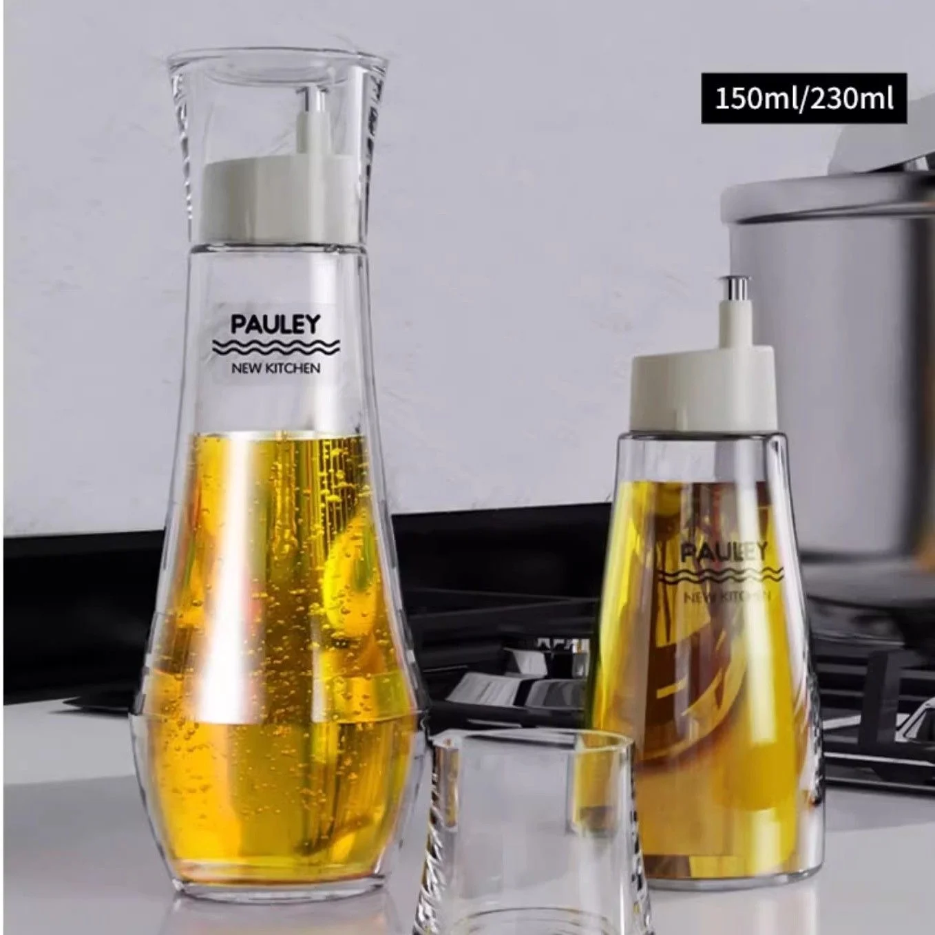 Glass Oil Pot Seasoning Bottle Olive Vinegar Sauce Barbecue Spray Oven Cooking oil spray bottle condiment squeeze bottles seasoning jars