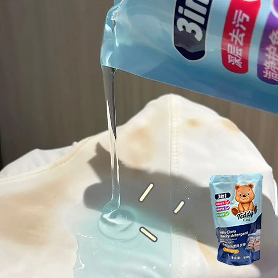Scented Teddy Laundry Detergent for home use Scented Laundry detergent for mild penetration and delicate removal