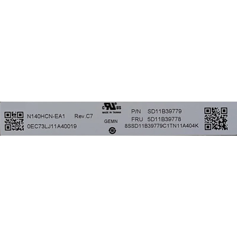14 슬림 LED 매트릭스 N140HCN-EA1 Rev C7 노트북 lcd 터치 스크린 패널 디스플레이 FHD 1920*1080P 터치 스크린 FRU:5D11B39778