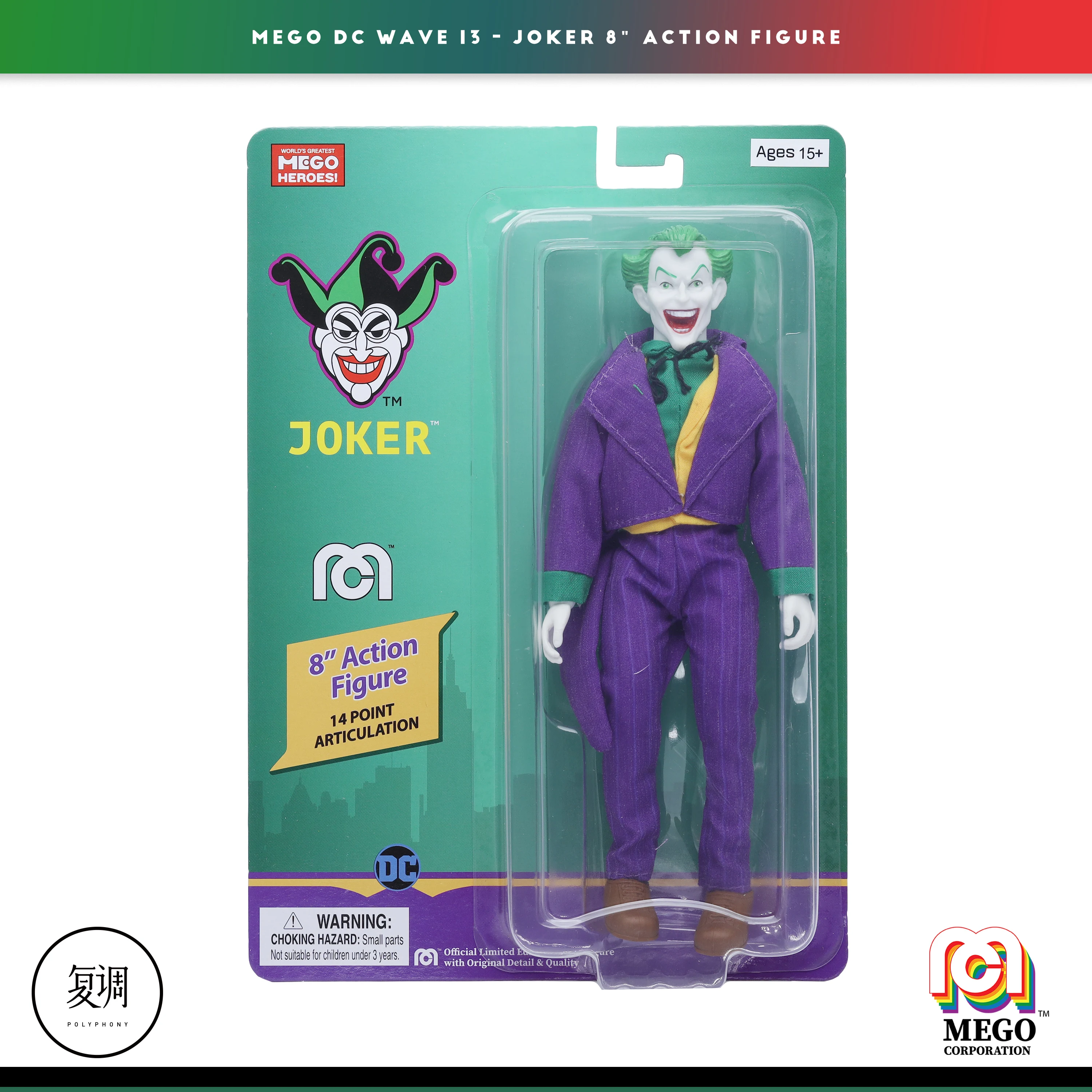 ジョーカーコミックアクションフィギュアおもちゃ、レトロ