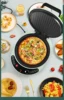 DMWD Electric Baking Pan Double-sided Heating Suspension Type Crepe Maker Breakfast Pancake Baking Machine Pizza Griddle 220V 4