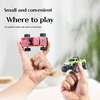 1:64 Speed ​​Mini Off-Road Remote Control Car Alloy Cool Lighting Shock Absorption Children's Desktop Competition Toy Small Gift 3