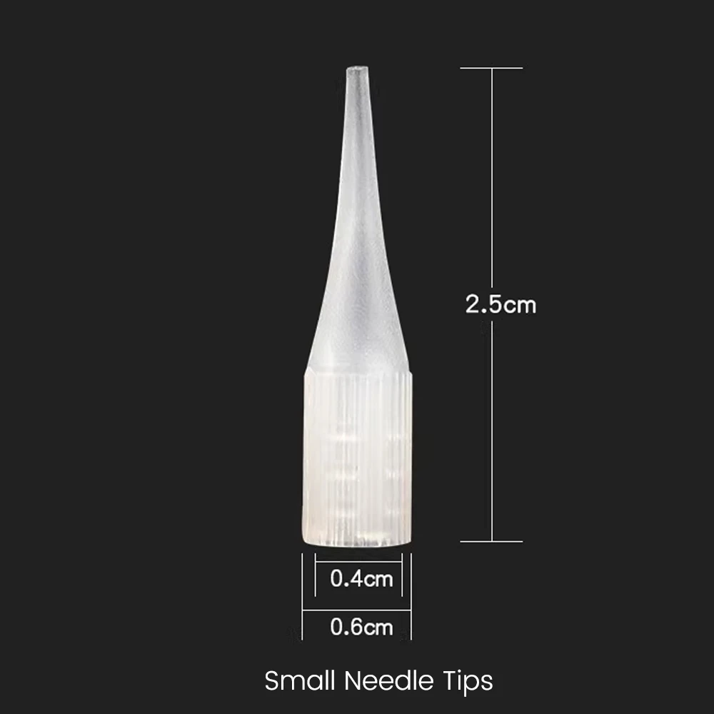 Small Disposable R1 Tattoo Needle Caps Permanent Makeup 1R Tips For Traditional Tattoo Machine Plastic Sterilized Tip Supplies