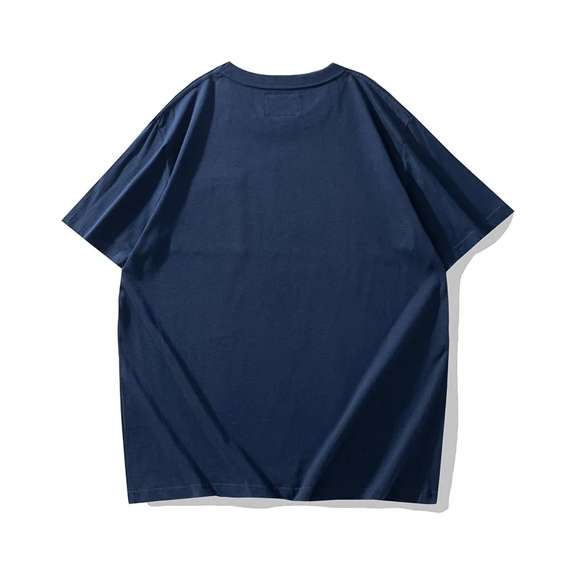 OKONKWO Military Air Force T-shirt Round Neck American Retro Pocket Short Sleeve TEE Outdoor Trekking Camping Fitness Sports Top