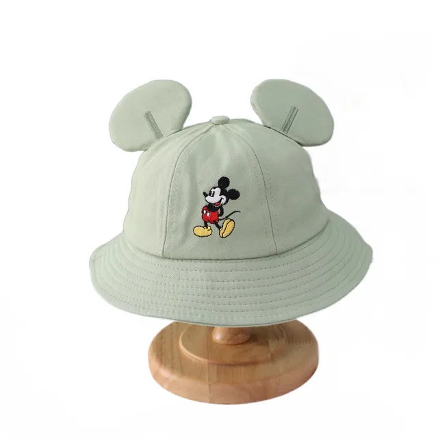Cartoon  Bucket Hat Spring Summer Animal Embroidery Panama Fisherman Cap Baby Boys Girls Sun Hats Kids Outdoor Caps 3
