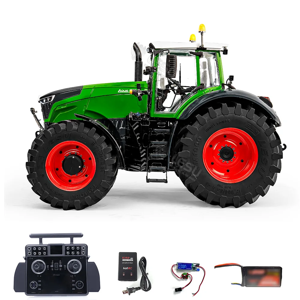 Toy LESU AOUE 1050 4x4 1/14 Metal Hydraulic RC Tractor Car PL18EV Lite XE Radio Updated Light Sound Trucks Vehicle Model for Boy 3