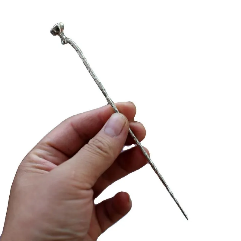 Chinese Style Handmade Silver Color Lotus Seed Tea Needle Tea Through Plucking Ceremony Kung Fu Accessories ZE997