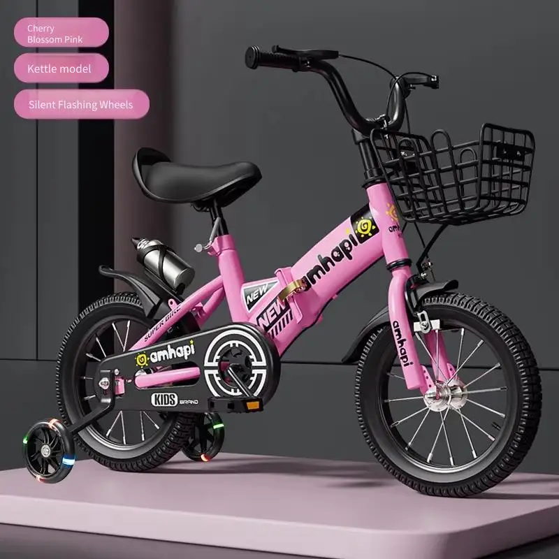 אופניים ניידות מתקפלות בגודל 16 אינץ 'עבור ילדים בני 2-8 שנים ללמוד לרכיבה ולאימון