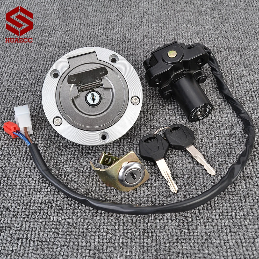 

Fuel Gas Cap Ignition Switch Seat Lock with Key Kit for Yamaha YZF R1 2004-2014 R6 2006-2016 MT01 2005-2009 YZF-R1 YZF-R6 MT 01
