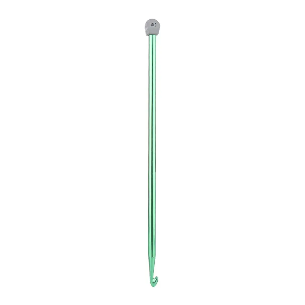 튀니지 아프간 긴 스카프 스웨터, 크로셰 후크, 뜨개질 직조 도구 바늘, 2.5mm-11mm