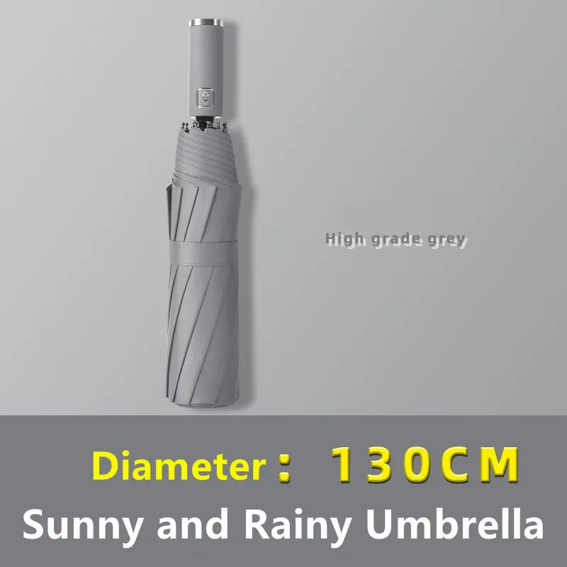 Super-Large-Size-Foldable-Strong-Windproof-Travel-Umbrella-Family-130cm-3-Fold-Rain-Storm-Umbrella-for.jpg Szuper Nagy Méretű Összecsukható Erős Szélálló Utazási Esernyő Család 130 Cm 3 Hajtogatott Esővihar Férfiaknak - Image 6