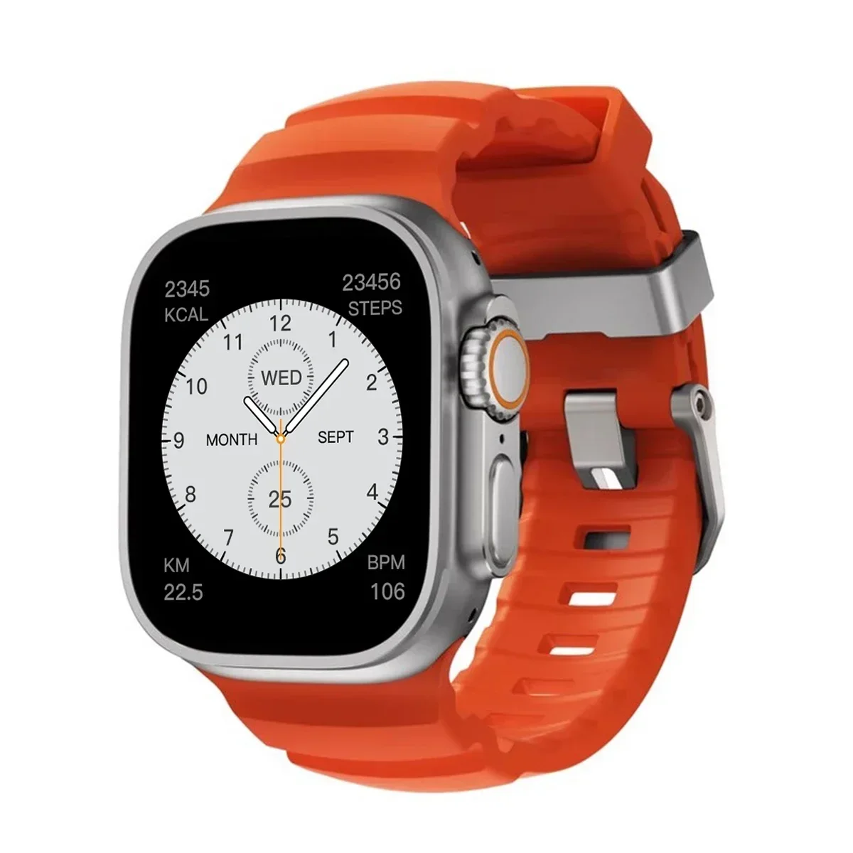 Premium 2-in-1 Metal Alloy Case with Silicone Strap