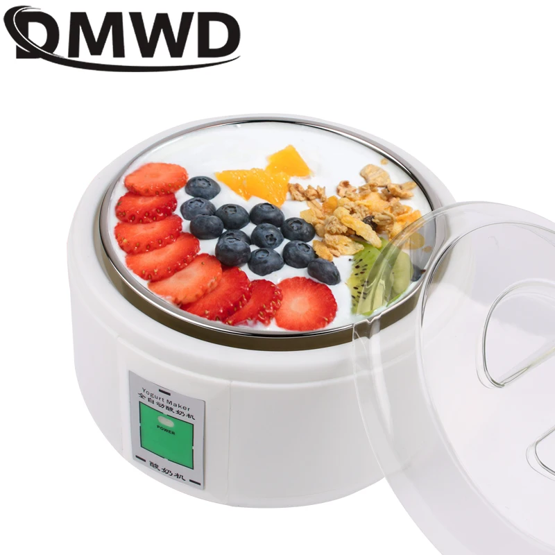 Yogurt Maker 1.5L Stainless Steel Liner 7 Yoghurt Cups