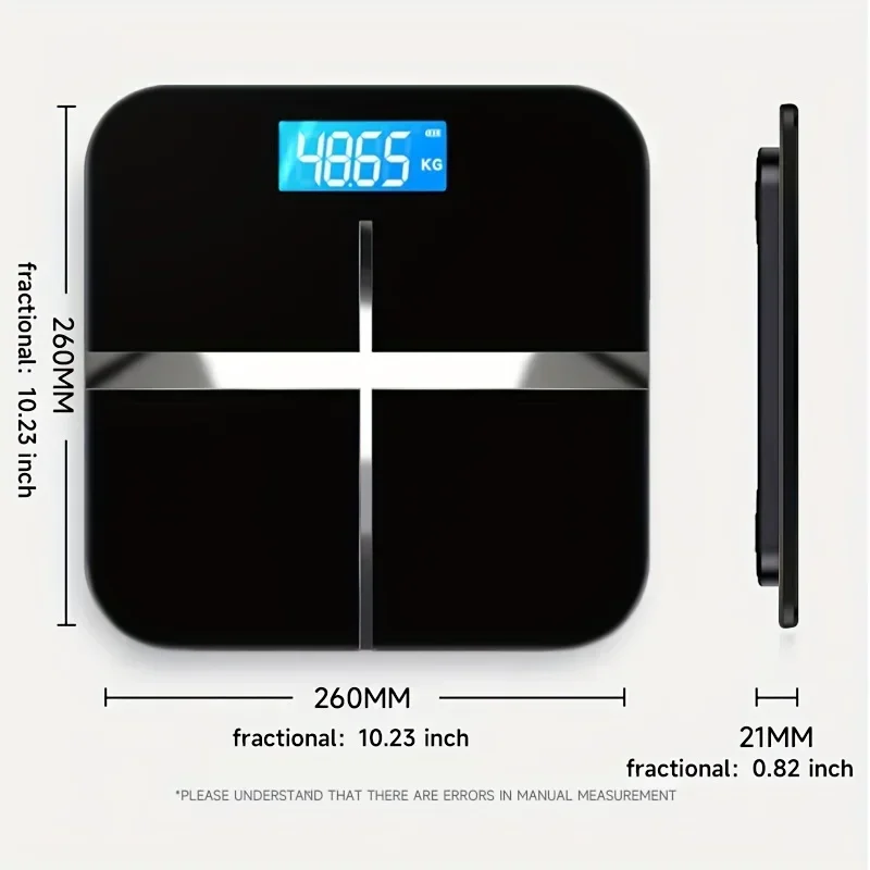 High Accuracy Electronic LCD HD Display Weight Scale High Accuracy Intelligent Home Small Body Scale Dormitory Weighing Scale 2