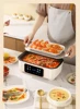 220V 36L Household Electric Steaming Pot Home Electric Food Steamer for Breakfast Stewing and Steaming Cooking Large Capacity 4