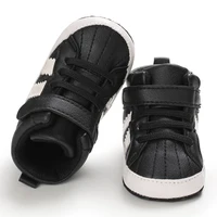 Black Fashion Casual Shoes Newborn Boys And Girls Non Slip First Walkers Infants Toddlers Comfortable Crib Shoes Kids Sneaker 5