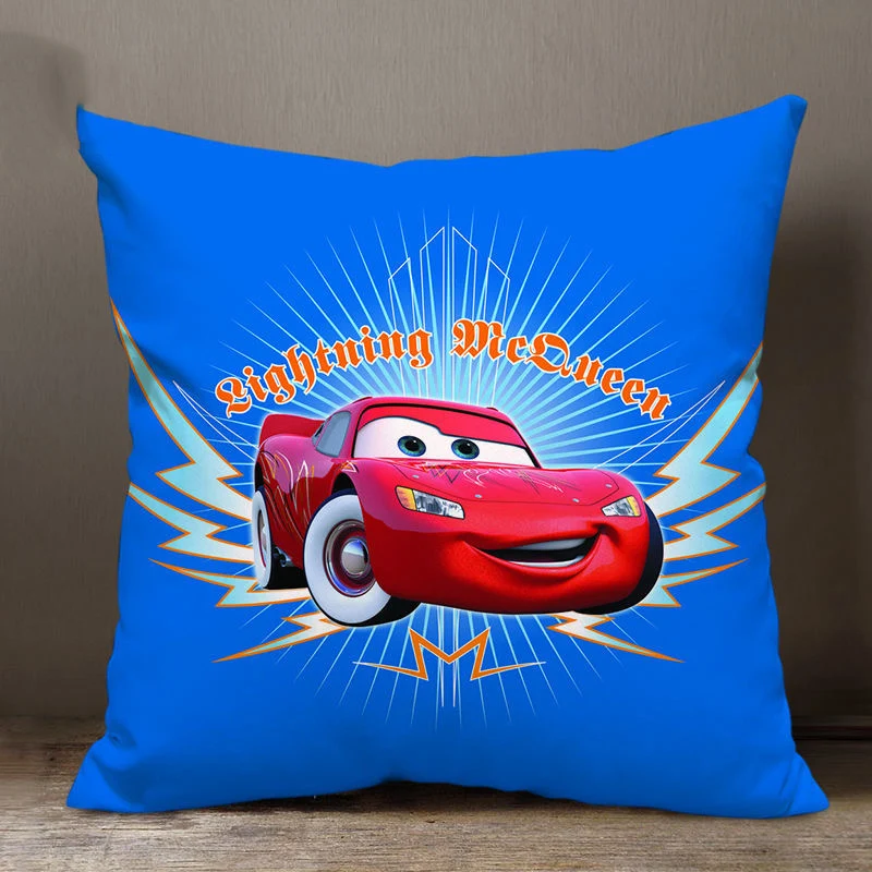 Cushion Cover Pillow Case Cover Nursing Pillow Cover Baby Pillow Cover Disney Decorative Pillowcase Cushion Cover Car Lightning McQueen Sofia Princess Pillow Case Cartoon Gift 40x40cm