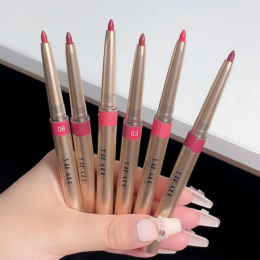 Waterproof Auto Lip Liner Pencil Long Lasting Smooth Application Mechanical Lip Liner Pencil Makeup for Women 5