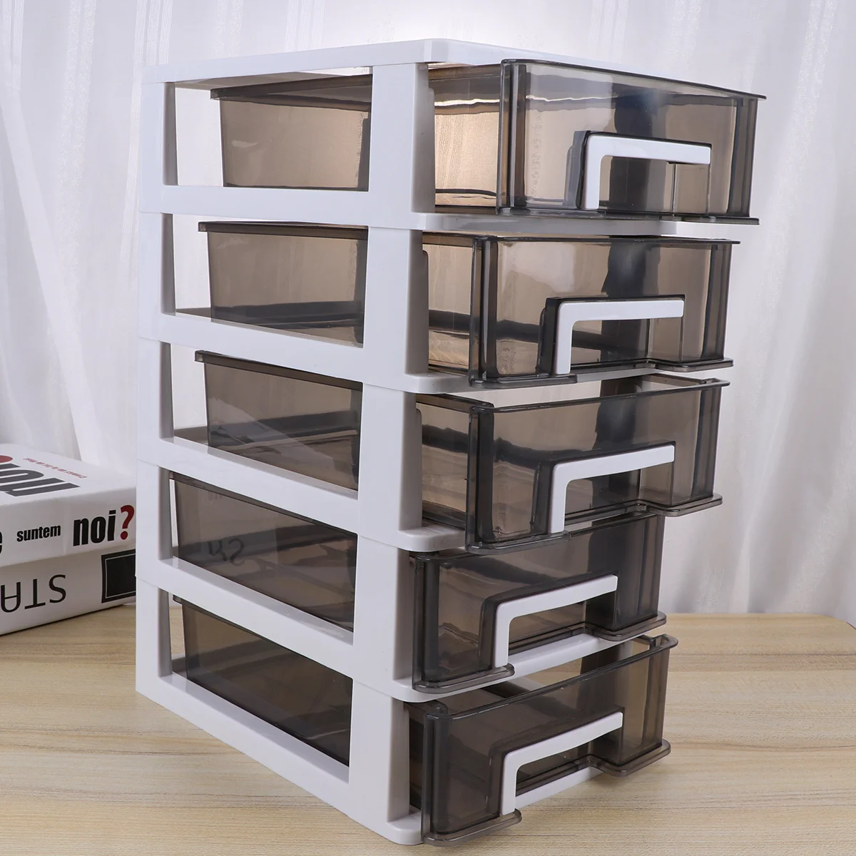 

Organizer Drawer Storage Box Trays Compartment Divider Houseware Stackable Cabinet Kitchen Craftdesktop Container