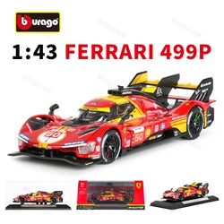 Bburago 1:43 Ferrari 499P Die - Cast Collectible Racing Car Toy (Ferrari 499P - 50)