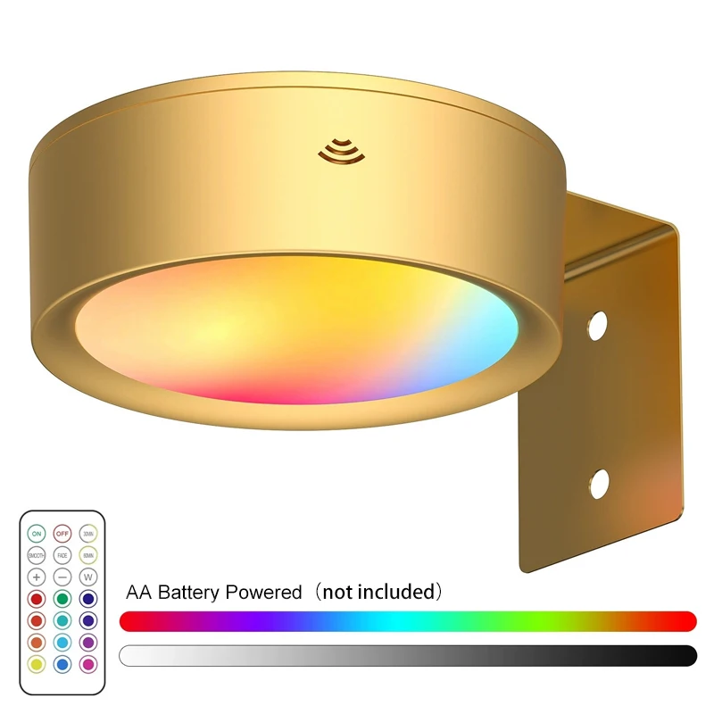 ตัวเลือกสินค้า ไฟ LED ตกแต่งผนัง 13 สี RGB หรี่แสงได้ ภาพวาด Art Display ไฟแม่เหล็ก Ambient Decor Spotlight แบตเตอรี่