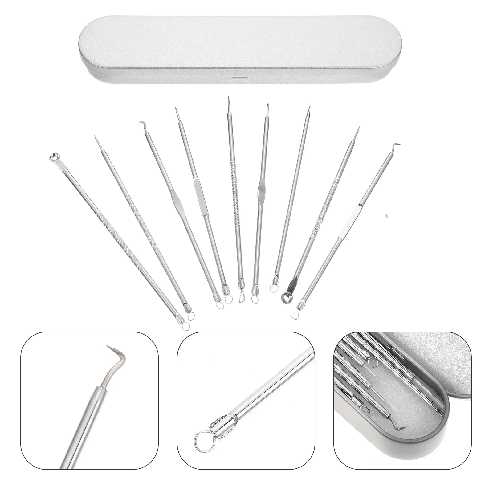 

Needle Blackhead Needles Pores Remover Stainless Steel Beauty Pimple Extractor Tools