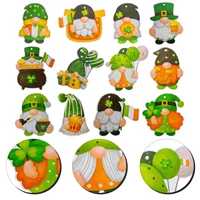 36 Pcs Ornament Festival Party Decoration Patrick Gnome Accessories Patrick's Day Ornaments Paper 1