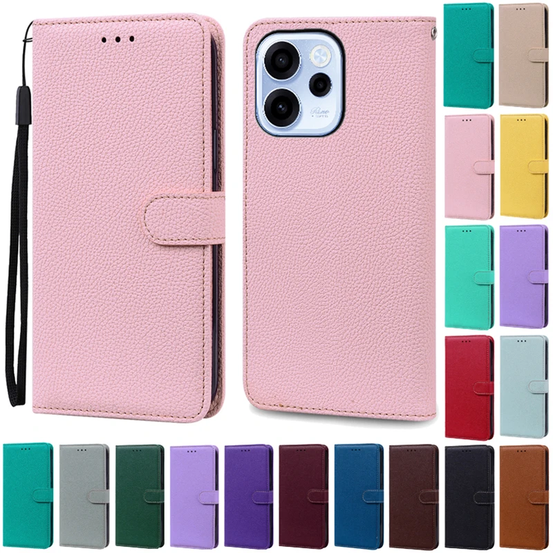 Elegant Leather Wallet Flip Case
