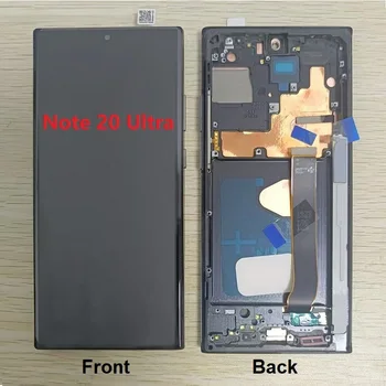 Display LCD Incell per Samsung Galaxy Note 20 Ultra con Digitalizzatore Touch e Cornice, Assemblaggio Pulsanti Laterali, Ricambio