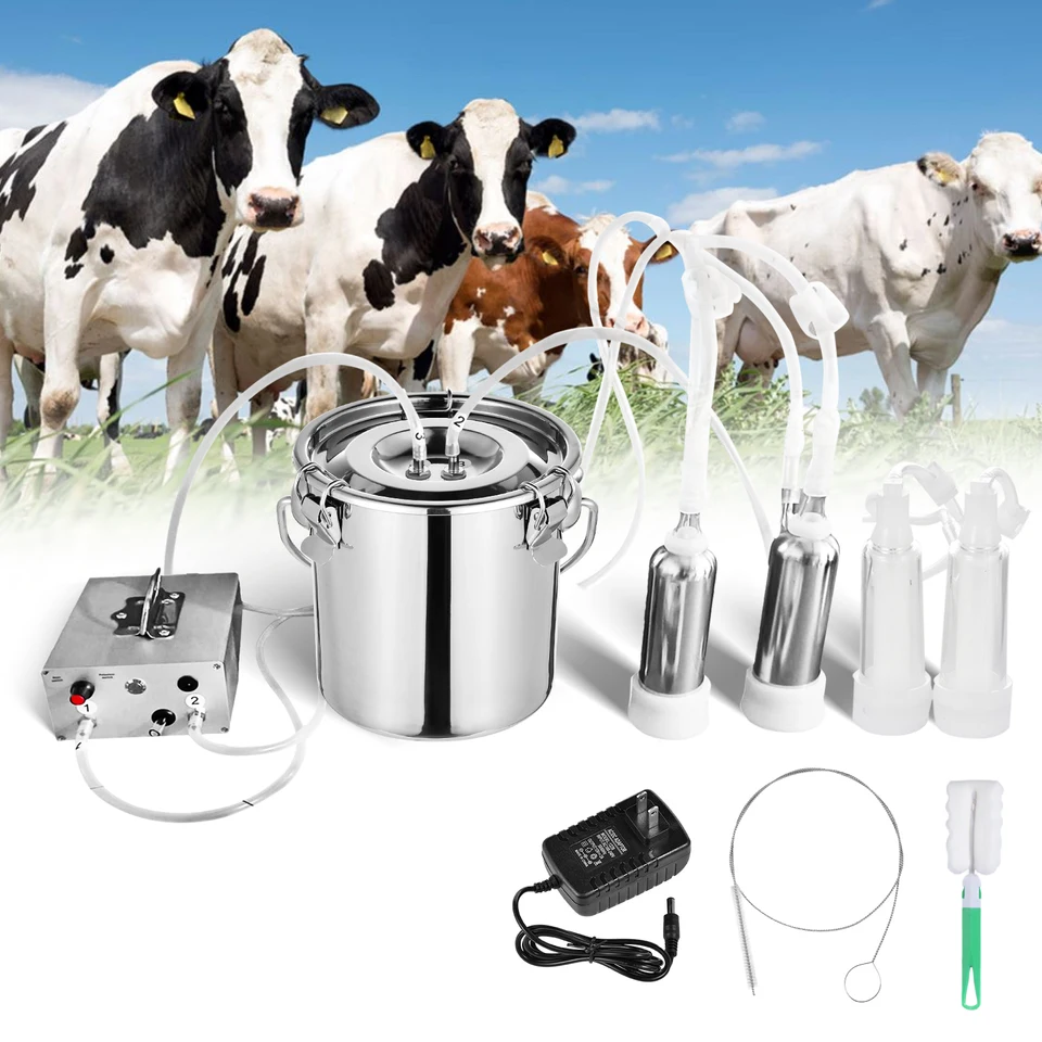 Adjustable Portable Cow and Goat Milking Machine