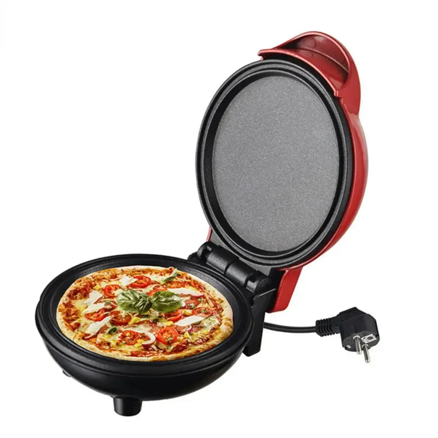 Double-Side Heating Compact Mini Non-Stick Waffle Maker-Sandwich Pancake Baking Machine for Breakfast and Barbecue Oven Toast