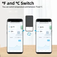 Tuya WiFi Temperature Humidity Sensor Smart Life Remote Monitor For Smart Home Work with Alexa Google Assistant - Image 3