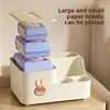 Luxury Home Use Cute Rabbit Tissue Box Remote Control Storage Box Pen Holder Living Room Tissue Box Stand Plastic Material 3