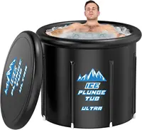 Cold Plunge Tub Size 126 Gallons Ice Bath Tub, Multiple Layered Portable Ice Bath, Cold Water Therapy Training Athletes Recovery 1