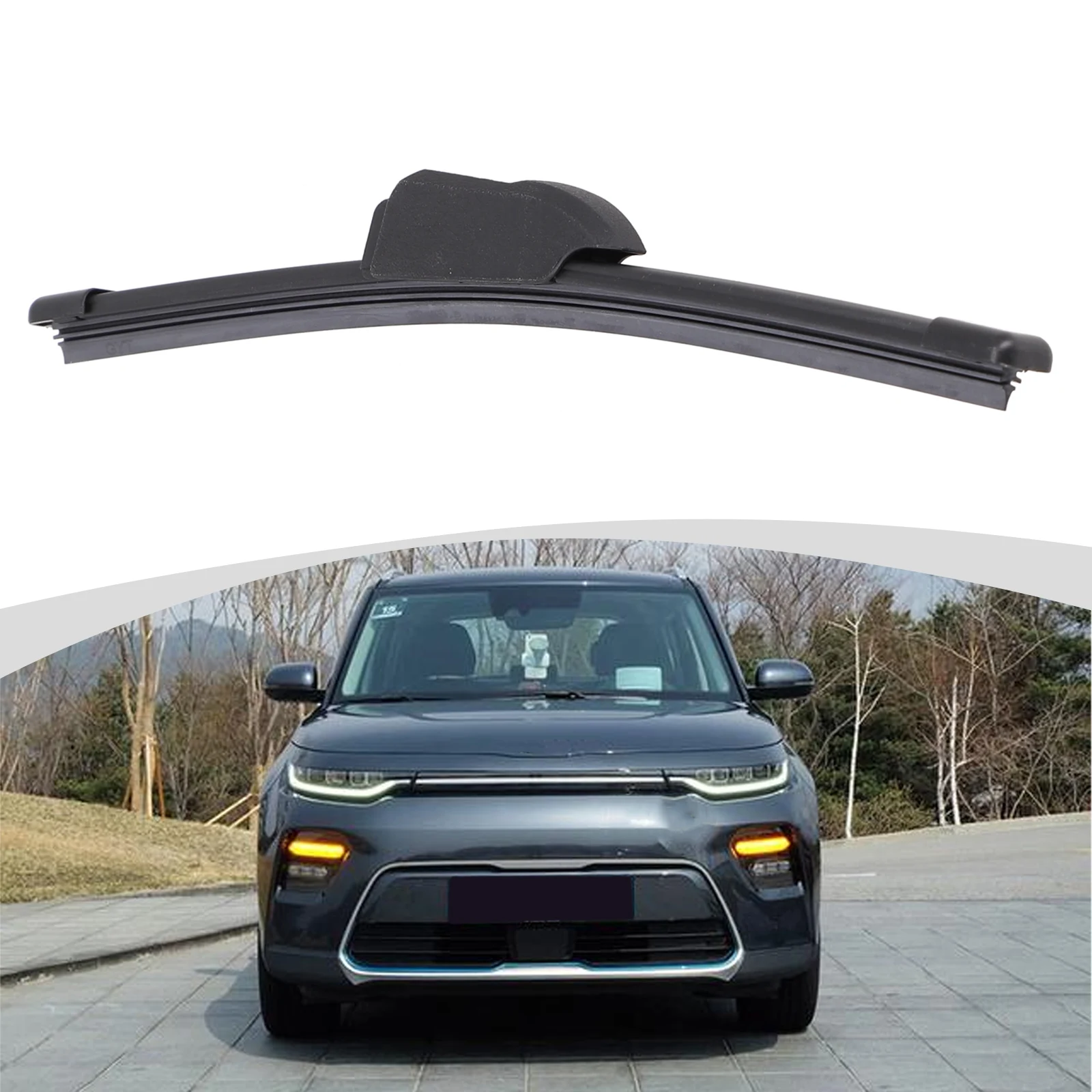 Enhanced Car Rear Wiper Blade for Clear Tailgate Window Visibility