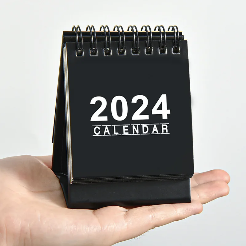 New 2024 2025 Desk Calendar Simple Black White Coil Calendar To Do List  Daily Planner Agenda Organizer Office School Supplies - AliExpress