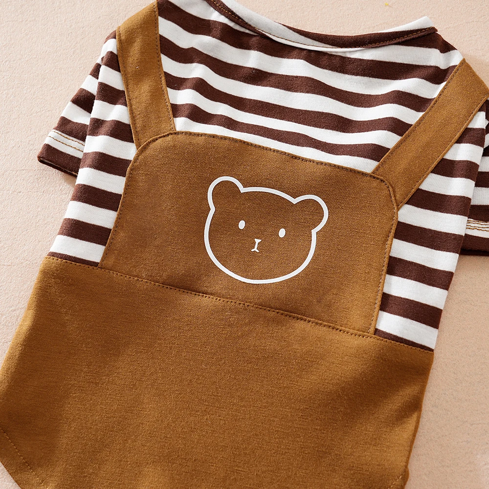 Small Dog Overalls Summer Bear Pomeranian Teddy Pet Clothes