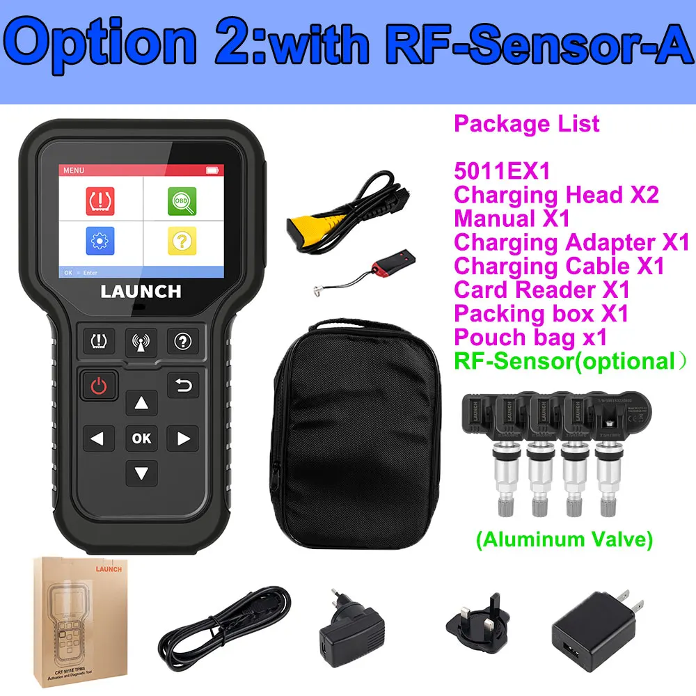 LAUNCH CRT5011E TPMS 再学習ツール タイヤ空気圧センサー LAUNCH X431 CRT5011E TPMS アクティベーション診断ツール タイヤ