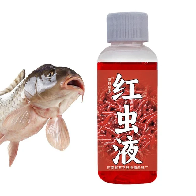 Scents Additives Smell, 50ml Fish Scent Attractant for Salt Water Trout  Cod, Red Worm Liquid Bait